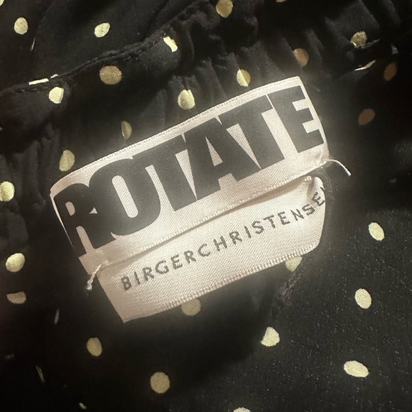 Rotate Polka Dot Georgette Dress size US0 - Picture 3 of 5